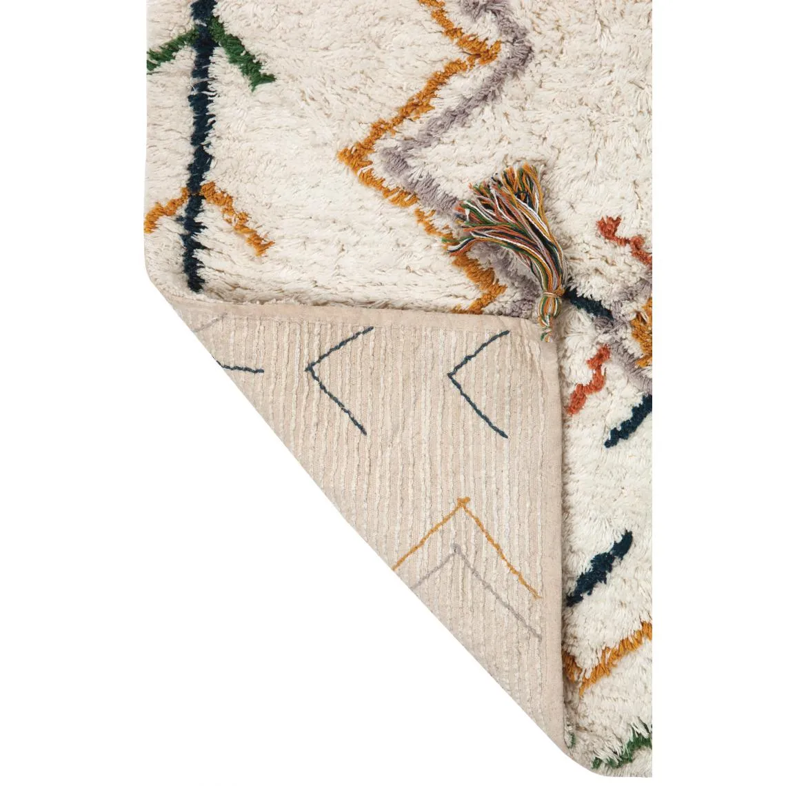 Tapis Ethnique Multicolore 160x100cm HAZEL | 3 Suisses