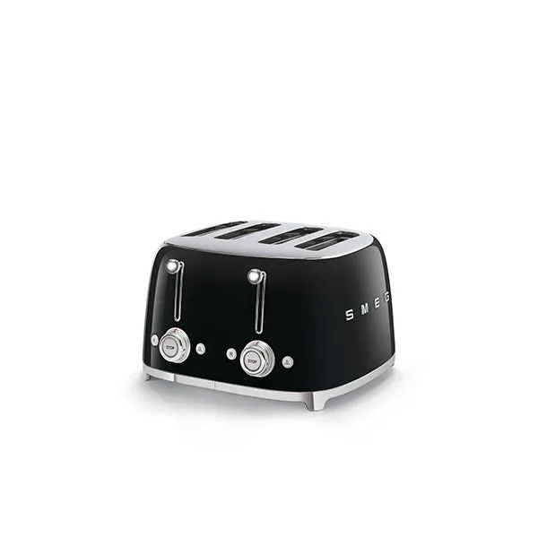 Toaster 4 fentes noir 2000 W TSF03BLEU Smeg 
