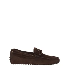 Tod 's Mocassini uomo camoscio marrone / testa di moro